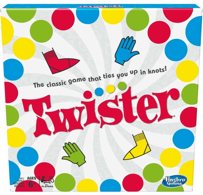 Hasbro 트위스터 파티 클래식 보드게임, 1개