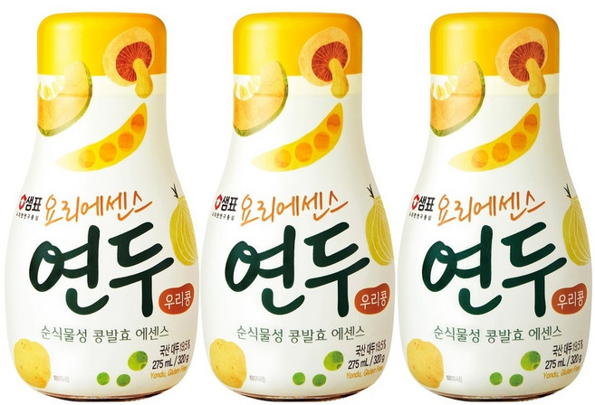 샘표 연두 우리콩 요리 에센스 275ml x 3, 3개