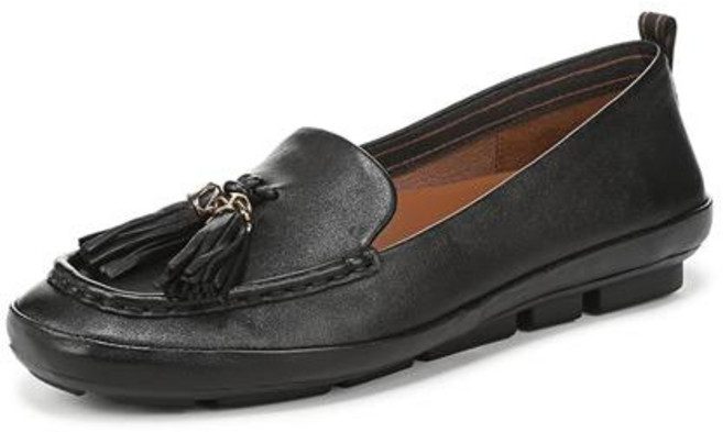 내추럴라이저 여성용 벳시 로퍼 (Color-Black Leather Size-5)