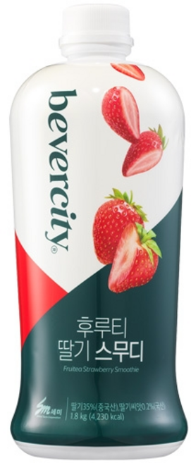 베버시티 후르티 딸기스무디, 1.8kg, 3개