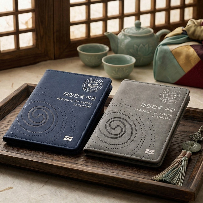 원픽 RFID 해킹방지 대한민국 여권케이스 안티스키밍 여권 케이스 지갑