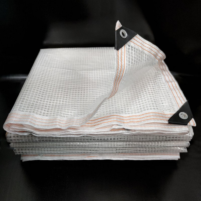 투명 천막 방수 방풍 비닐 PVC 지붕 타포린, [12] PE 화이트 격자 1x3m