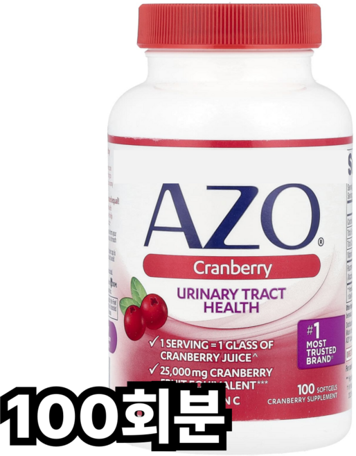 AZO 크랜베리 소프트젤, 100회분, 1개