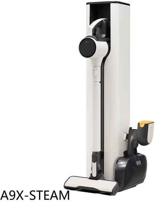 LG A9X-STEAM 蒸氣無線吸塵器, 白色