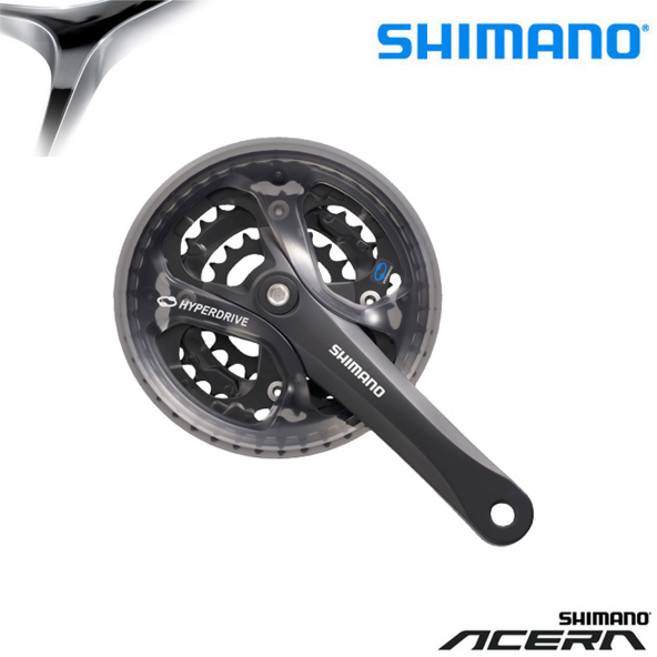 시마노 NEW FC-M361 42T/48T 3단 기어크랭크 세트, 42T/170mm, 1개