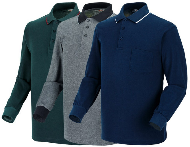 [TBUC] PKG 긴팔티셔츠 긴팔카라티 작업복 근무복 회사유니폼 작업복상의 카라티 티셔츠 회사유니폼 워크웨어 단체티제작