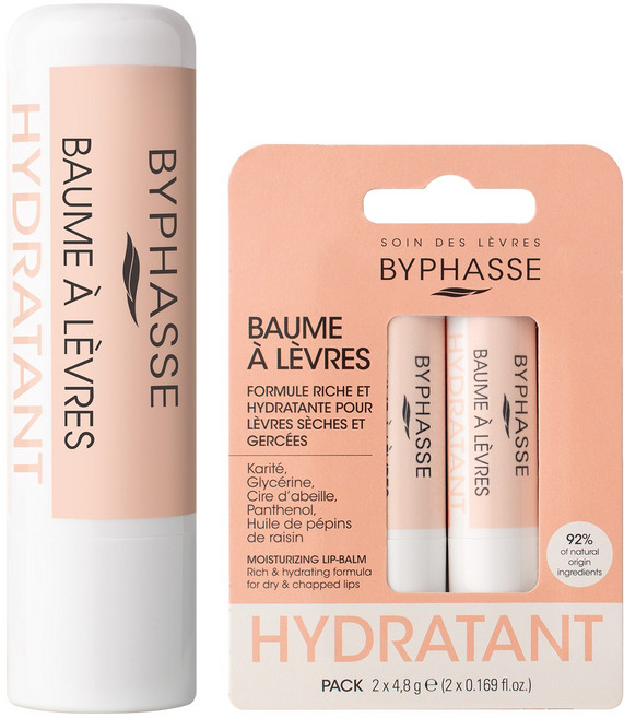 바이빠세 하이드레이팅 데일리 초보습 립밤 4.8g 2개