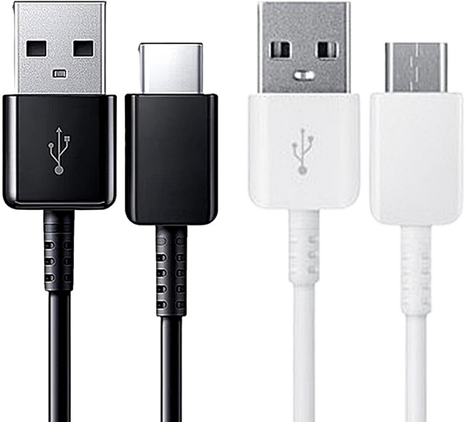 [neonp] 1+1 삼성전용 USB C타입 고속 충전 케이블 갤럭시 스마트폰 탭 호환, 혼합, 2개, 200cm