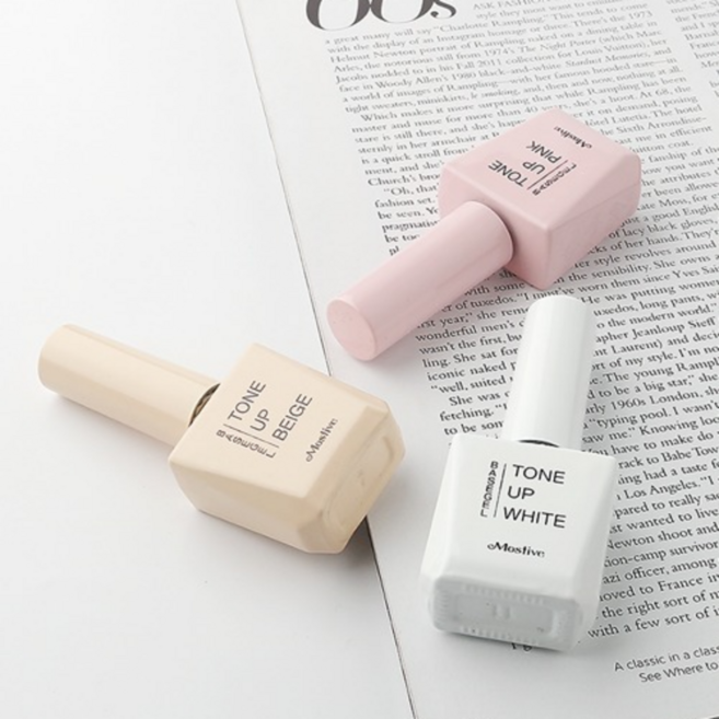모스티브 젤폴리시 톤업베이스 단품, 핑크, 1개, 12ml