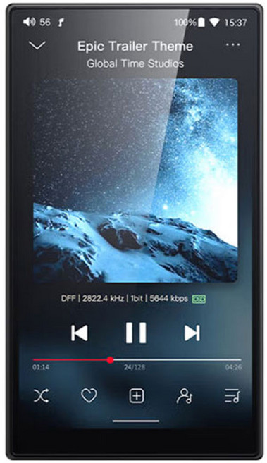 Fiio JM21 저손실 안드로이드 하이파이 플레이어, 블랙