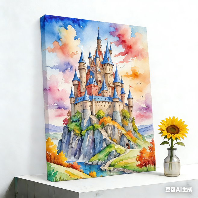 서은이네 보석십자수 DIY 캔버스 액자형 구슬 비즈 십자수 40x50cm, 1개, ESA00-14(40X50)