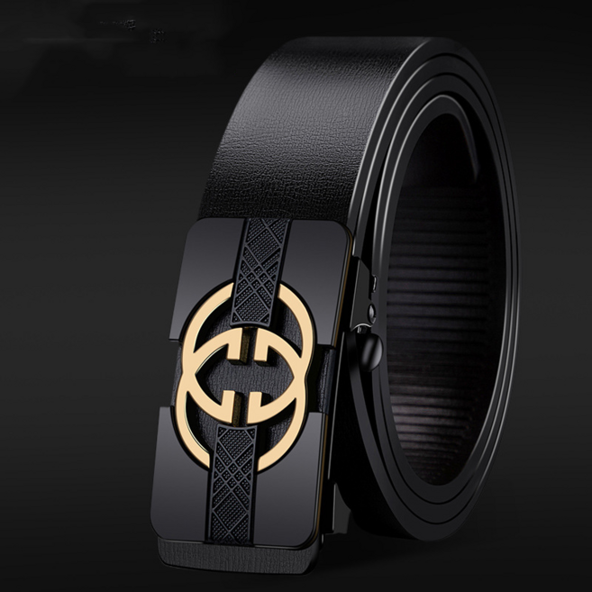 이빨 없는 자동 끈 벨트 고급 패션 남성 바지 벨트 젊은이 패션 캐주얼