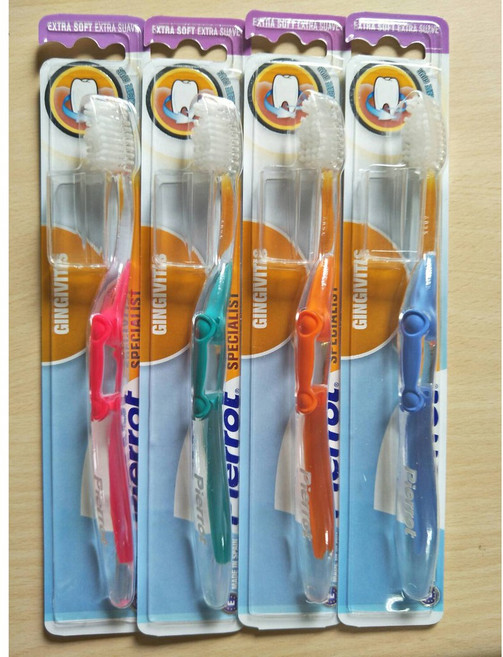 Pierrot 潔麗雅 牙周護理專業超軟毛牙刷 歐洲原裝進口, 1個, 超軟毛【單支】, 1