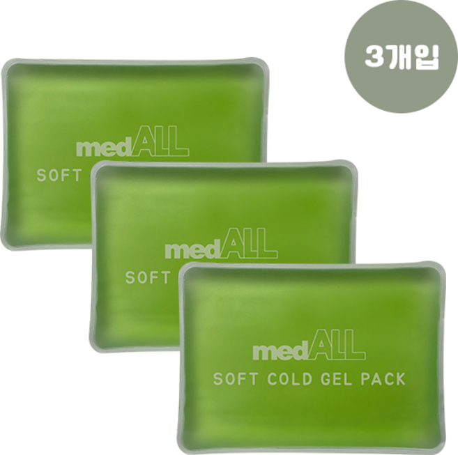 메드올 얼지않는 소프트 콜드젤팩 (미니), 3개