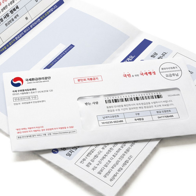 알루이 설날 어버이날 세금 체납 고지서 세금환급 용돈봉투, 1개