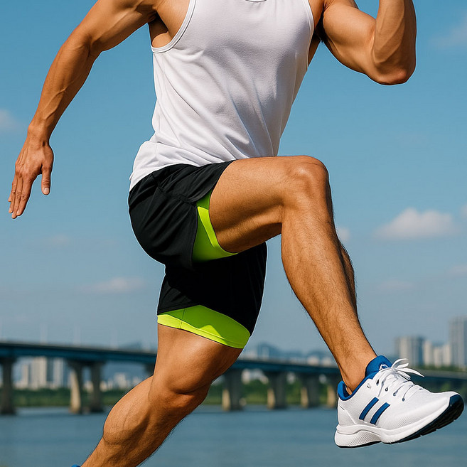 SABU 남성 투인원 러닝반바지