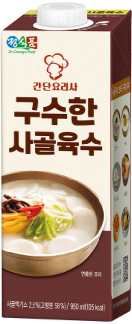 정식품 구수한 사골육수, 1개, 950ml