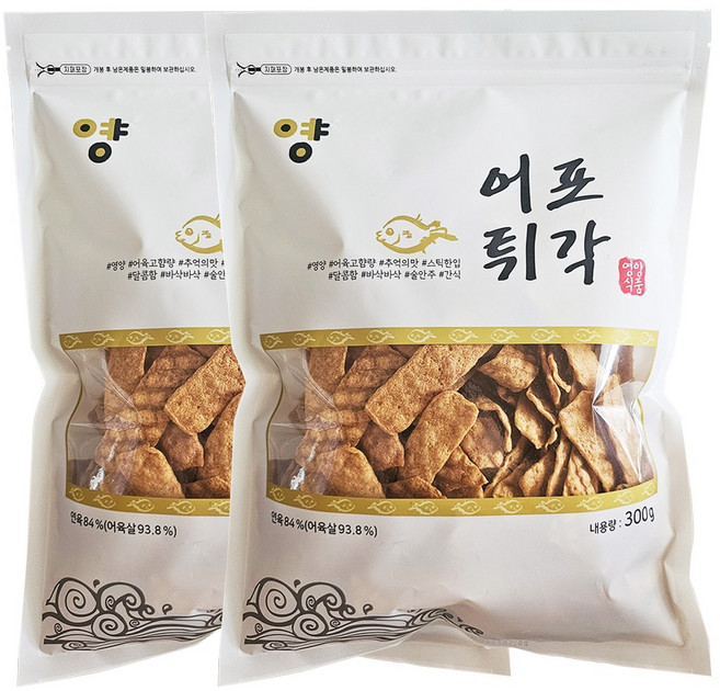 영양 어포튀각대용량 300g, 2개