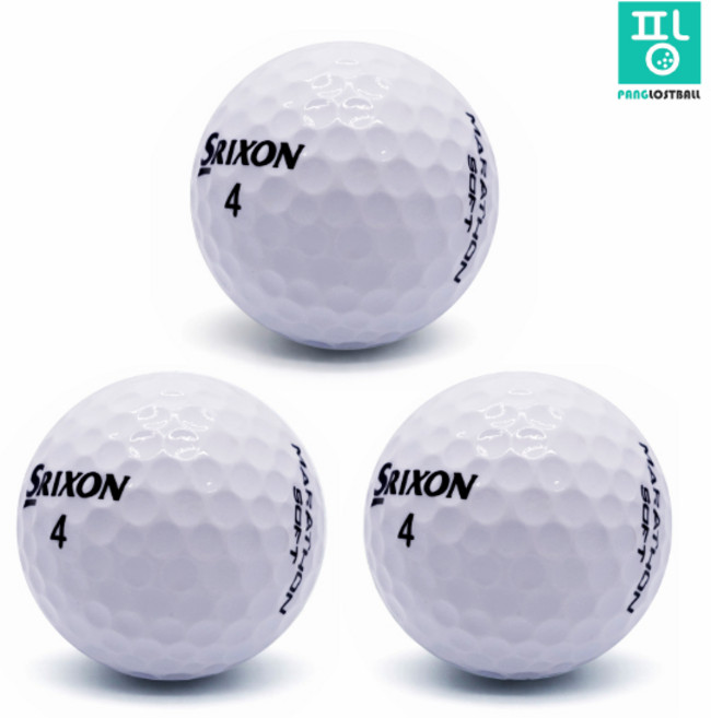 [팡로스트볼] 스릭슨 화이트 2피스 A-급 실속형 로스트볼 골프공, 1개, 20개입, 흰색