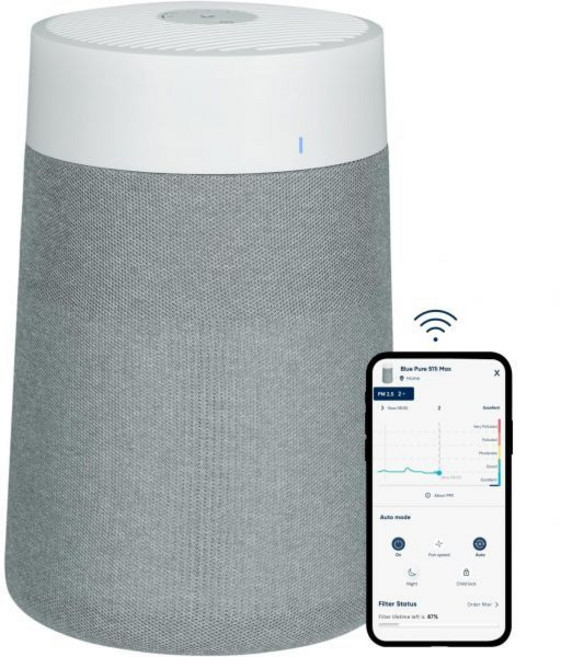 대형 홈룸용 BLUEAIR 공기청정기 침실용 HEPASilent 반려동물 알레르기 바이러스 먼지 곰팡이용 블루 퓨어 311i Max, Small Room - Wifi, Small Room - Wifi