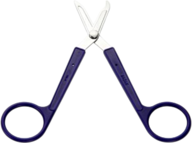 MADAN 마단밴딩가위 MBS-S01 고무줄 자르는가위 말티즈 고무줄자르는가위, 1개