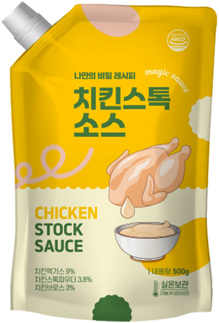 아이엠소스 치킨스톡 소스 액상 대용량, 1개, 500g