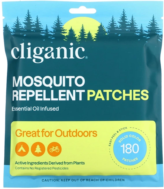Cliganic 모기 퇴치제 솔리드 컬러 패치 180매, Cliganic모기퇴치제솔리드컬러패치180매, 1개 - 쿠팡