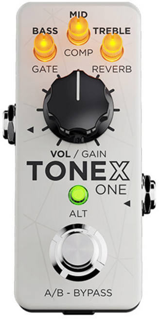 IK Multimedia Effector Pedal 아이케이 멀티미디어 이펙터 페달, TONEX ONE 브라운사운드 화이트 에디션, 1개