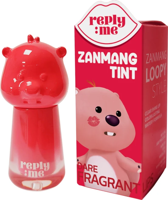 [탕후루립] 면세점입점 리플라이미 잔망루피 립틴트 립글로우 5컬러 2.8ml, 1개, 베리멜로우 - 쿠팡
