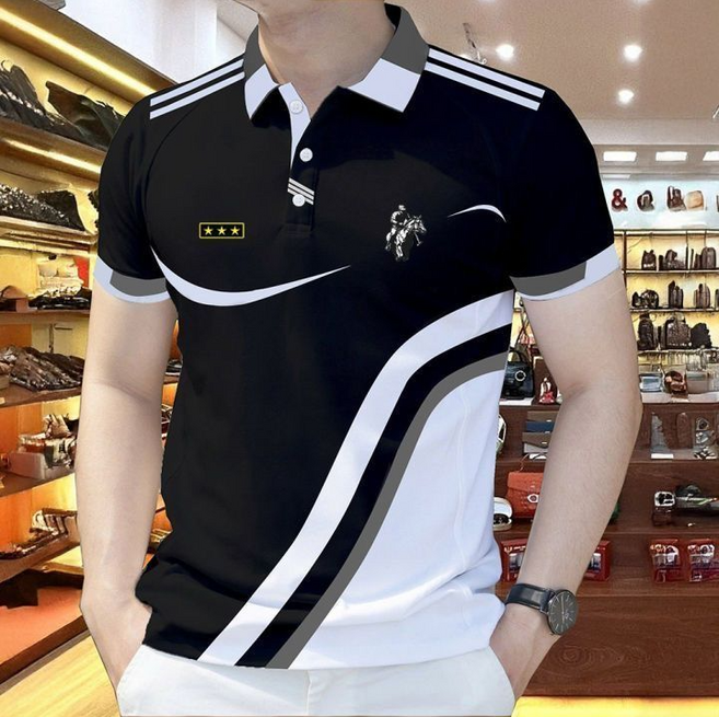 [딜마켓] 장민상의 / 남성 여름 데일리 배색 카라 PK 반팔 티셔츠 상의