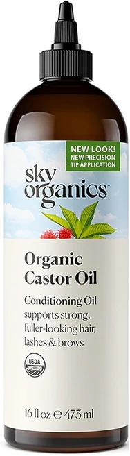 Sky Organics 유기농 캐스터오일 피마자유 냉압착 Castor Oil USDA 473ml, 1개 - 쿠팡