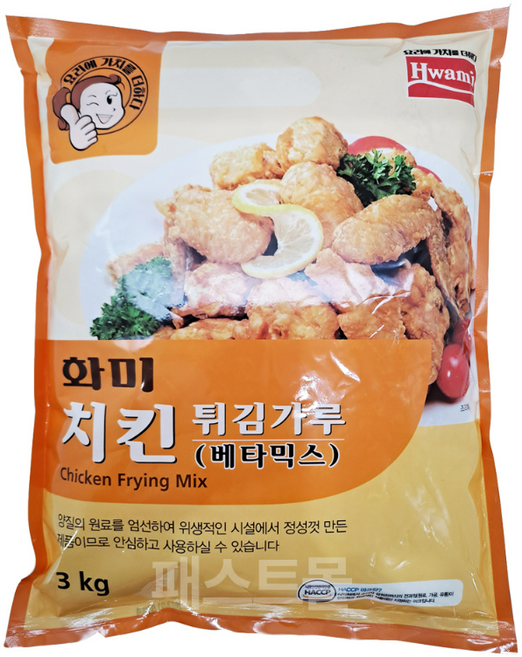 화미제당 [화미] 치킨튀김가루 베타믹스, 3kg, 4개