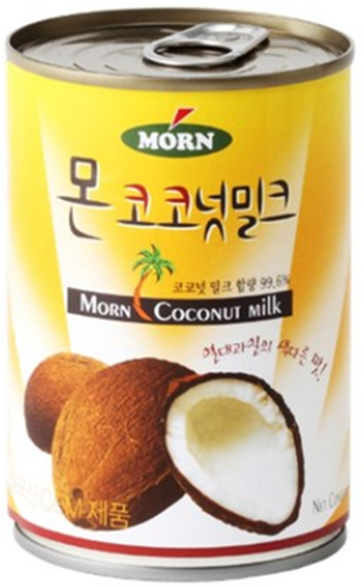 몬 코코넛 밀크, 400ml, 6개