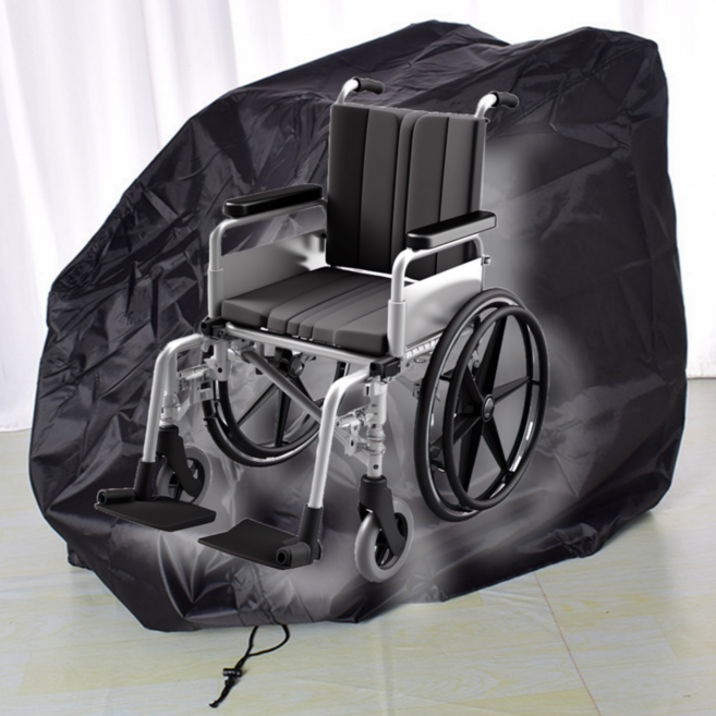 펀펀상사 휠체어 커버 비닐 덮개 보호 우산 보관, 1개, 소형