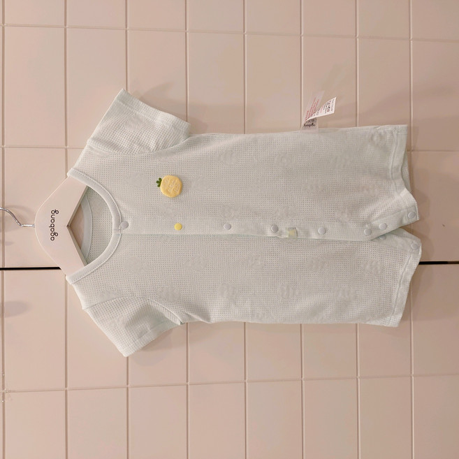 아가방 NC청주점#26년여름신상~무형광원단~ 얇고 부드럽고 시원한 메쉬 반소 우주복