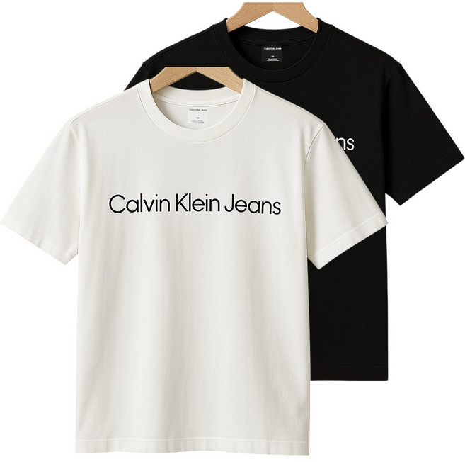 국내매장판 캘빈클라인CK 남성 로고 반팔티