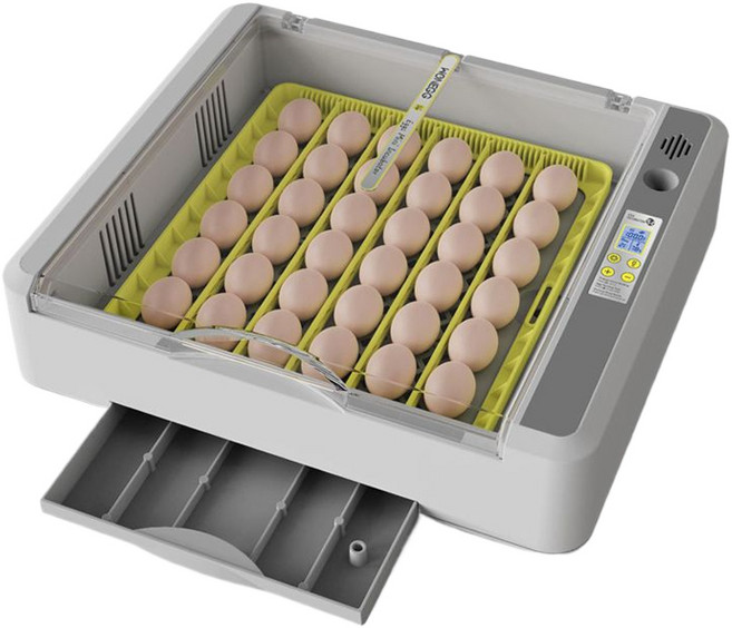 DEEKAILE 스마트 자동 병아리 부화기 가정용 계란부화기 육추기 36구, 1개, 화이트