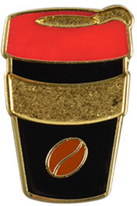 새로운 도착 커플 에스프레소 액세서리 바리스타 메이커 브로치 미니 탬퍼 아름다운 배지 카페 선물, 25 G