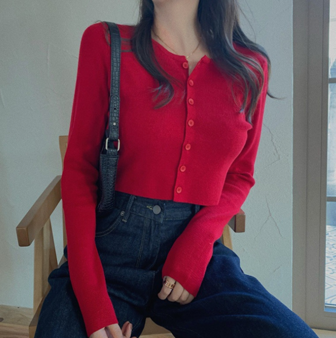 [당일출고/최저가] 셀터스 섹시 청순 크롭 가디건 6color