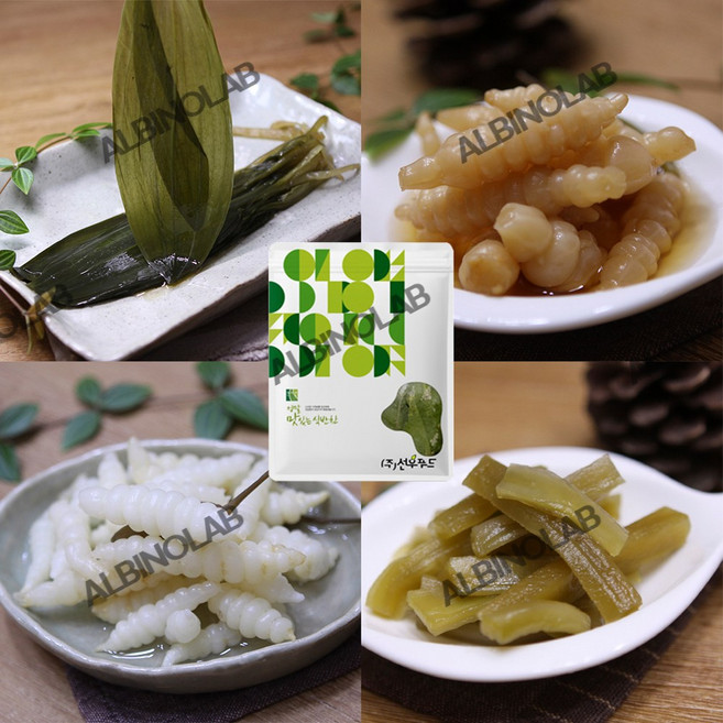 명이나물장아찌+궁채장아찌 1kg 국내제조, 궁채 줄기상추장아찌1kg, 궁채 줄기상추장아찌1kg