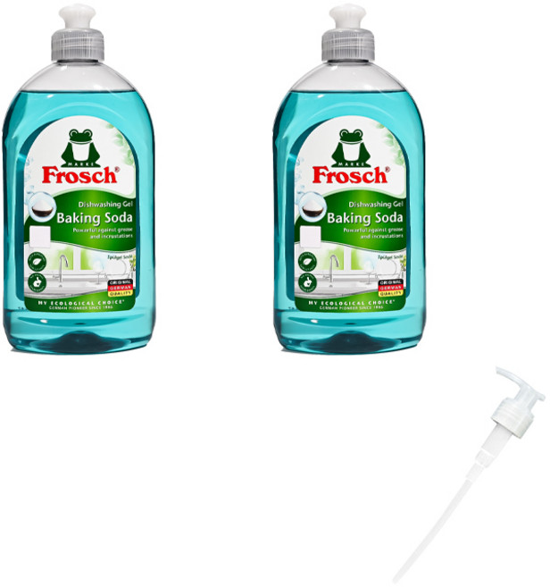프로쉬 주방세제 베이킹소다+베이킹소다+전용펌프 2개세트 독일 세제, 1세트, 500ml