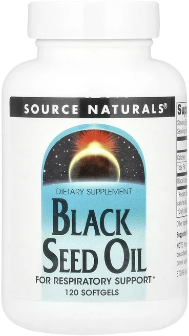 헁복하고 건강하세요 Source Naturals 블랙씨드오일 소프트젤 120정(소프트젤 1정당 500mg) 늘 챙기셔야합니다, SourceNaturals블랙씨드오일소프트젤120정소프, 1개, 120정 - 쿠팡