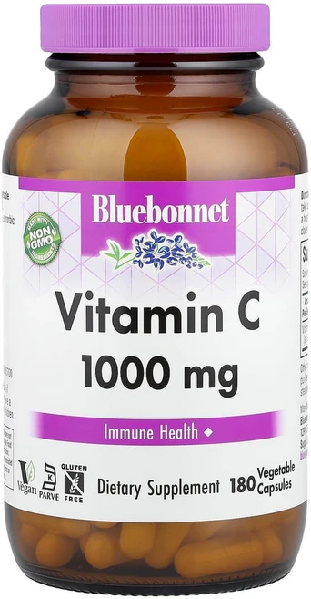 블루본넷뉴트리션 비타민C 1000mg 베지 캡슐 180정, 1개 - 쿠팡