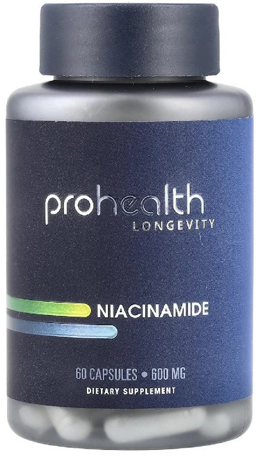 프로헬스롱제비티 나이아신아마이드 Niacinamide 600mg 캡슐 60정, 비건, 알약/캡슐, 1개 - 쿠팡
