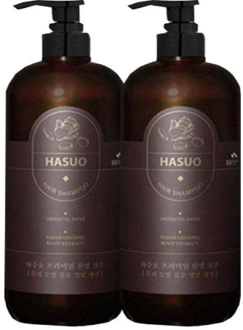 꽃을든남자 하수오 한방샴푸, 1L, 2개