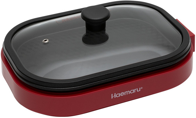 해마루 라라 데일리 전기프라이팬, HM-8400(레드)