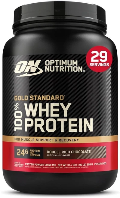 Optimum Nutrition 골드 스탠다드 유청 단백질 파우더 초콜릿맛 분말형 프로틴, Strawberry Banana, 2파운드 (1팩), 1개 - 쿠팡