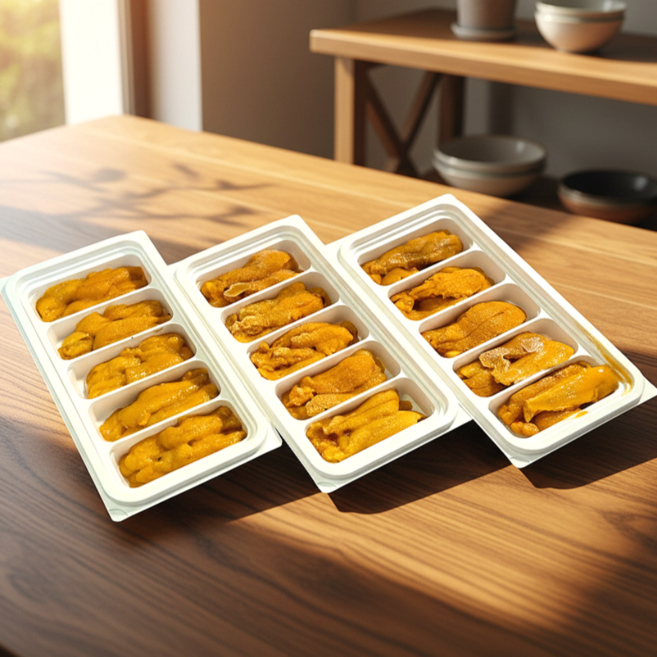 페루산 홈마카세 성게알 우니 냉동, 3개, 100g