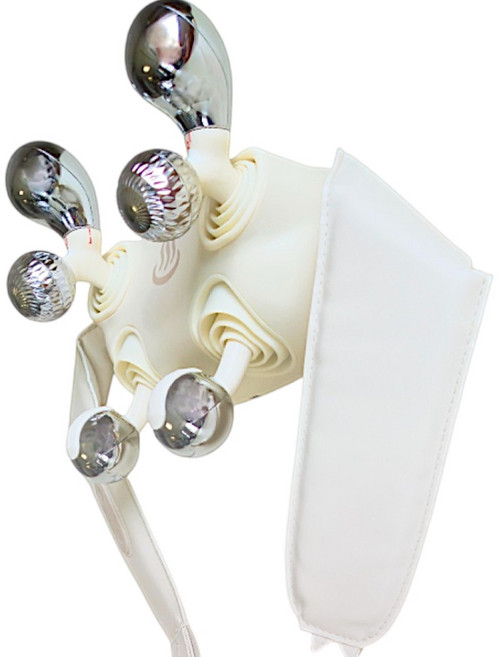 모든 체형에 맞게 간격 조절 가능한 목어깨 안마기 - 넥핏스 360 마사지기, 베이지