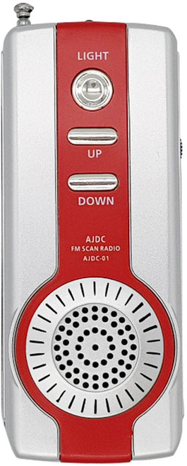 재난 라디오 랜턴 겸 오토스캔 휴대용 미니라디오 랜턴 KC인증, 레드+그레이+블랙, 쿠팡1 본상품선택